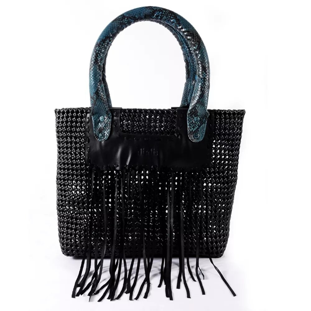 Recycled plastic Basket Bag